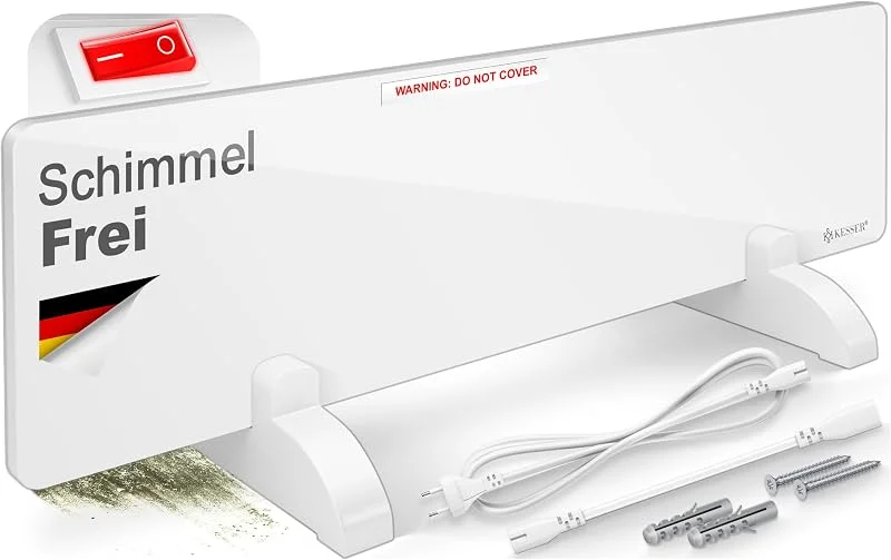 KESSER® Schimmel Infrarotheizung Schimmelentferner 100W Wandheizer 1er Set — Heizung Warmepumpe