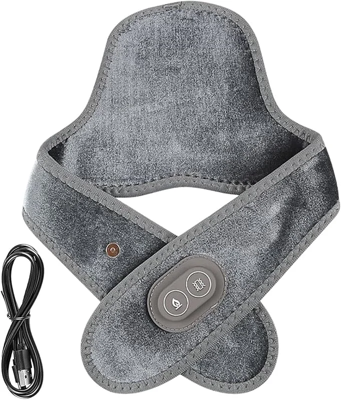 Nacken-Wärmekissen – Samt USB 25, 98 x 5, 51 Zoll, Wärmekissen für Hals, Heizkissen für Nacken Muskelentspannung Warm und tägliche Komfortnutzung — Heizung Warmepumpe
