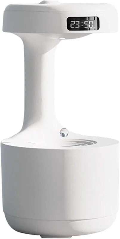 Kaltnebel-Luftbefeuchter, multifunktional, intelligent, leise, große Kapazität, Gegenstrom-Wassertropfen-Luftbefeuchter, Schlafzimmer, Weiß