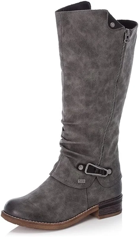 Rieker Damen 94652 Kniehohe Stiefel — Heizkleidung