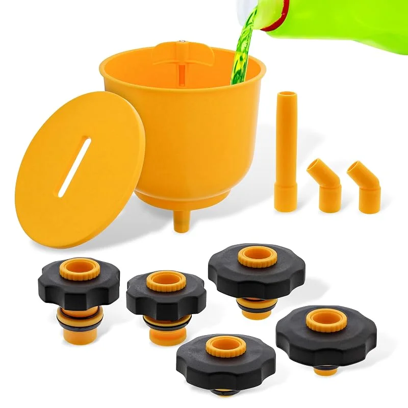 ABN Kühlmittel-Trichter-Set für Heizkörper, auslaufsicher, Auto-Kühlmittel-Spülung, kein Verschütten, Trichter, Heizkörper-Trichter, Füllset — Heizung Warmepumpe