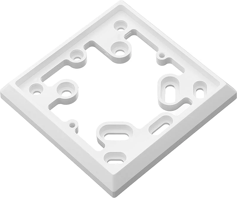Eberle Controls 7632399001 Adapterrahmen ARA 1 E (zum Abdecken von eingeputzten UP-Dosen, Montagezubehör für Raumtemperatur-, Klimaregler) — Heizung Warmepumpe