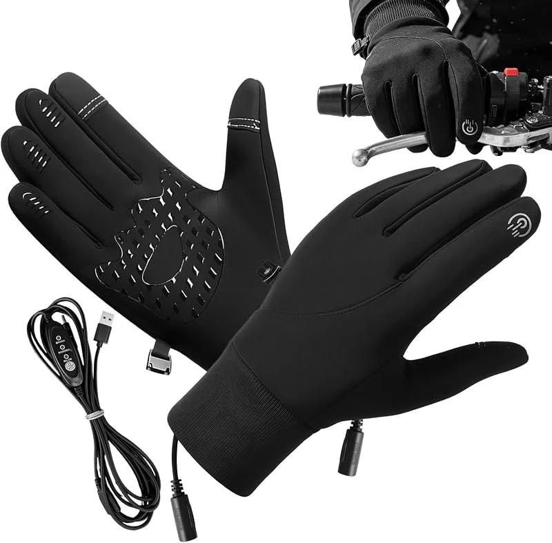 Heizhandschuhe USB Plug-In Winter Winddicht Handwärmer Fäustlinge — Heizkleidung