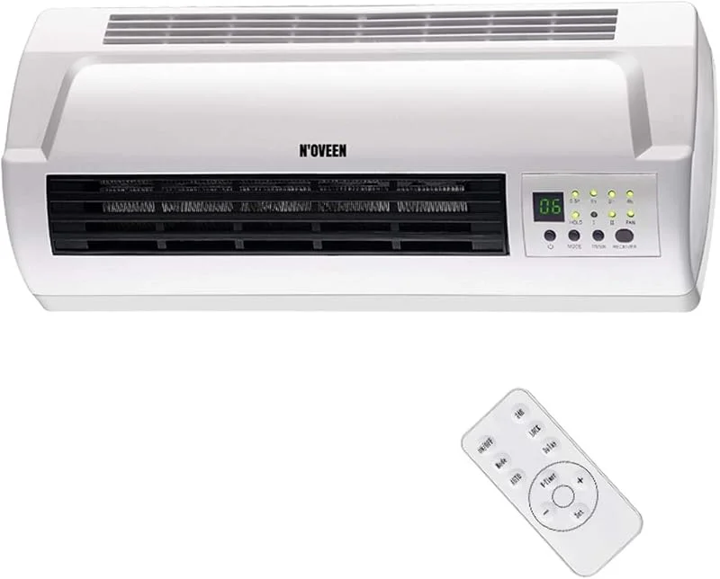 Noveen HC 2000 – Luftvorhang mit Fernbedienung – LCD-Display – 2 Leistungsstufen, Farbe — Heizung Warmepumpe