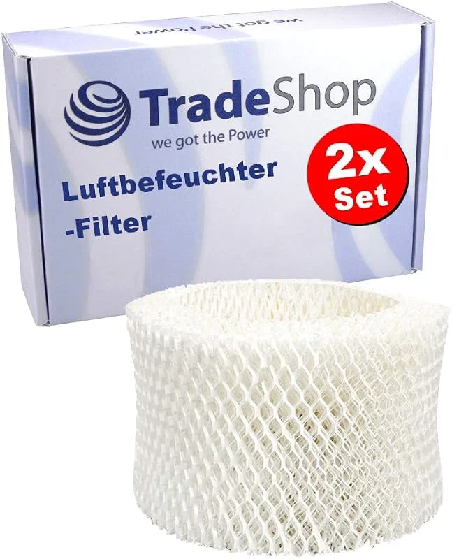 2x Trade-Shop Luft-Filter Luftbefeuchter-Filter Ersatz für Honeywell HCM-540 HCM-630 HCM-631 HCM-645 HCM-650 HCM-710 HH-350E W-3100E WH-3900E