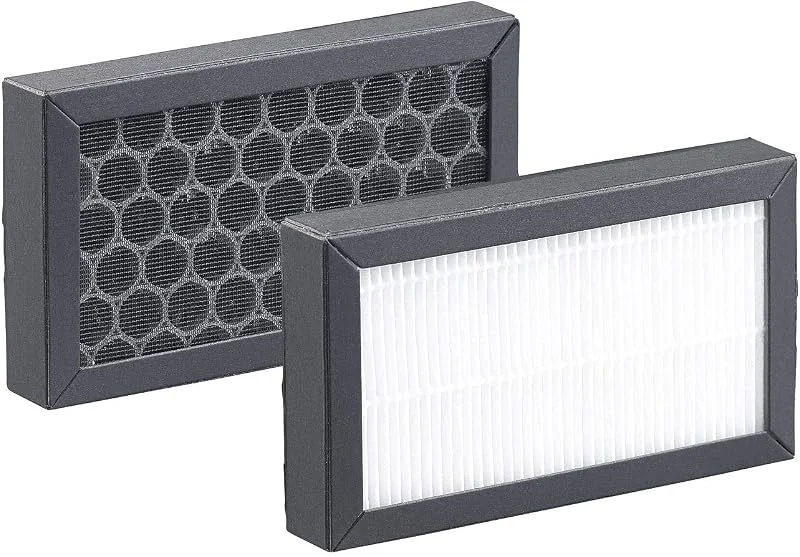 Carlo Milano Zubehör zu Ultraschall-Luftreiniger: Ersatz-HEPA- & Aktivkohle-Filter für Luftreiniger LBF-400 & LBF-600 (Luftbefeuchter mit Ionisator, Luftbefeuchter-Verdampfer, Klima)
