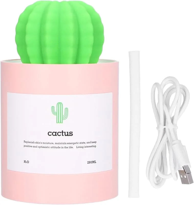 Tragbarer Mini-Luftbefeuchter, 280 ml Ultraschall, für Auto Schreibtisch