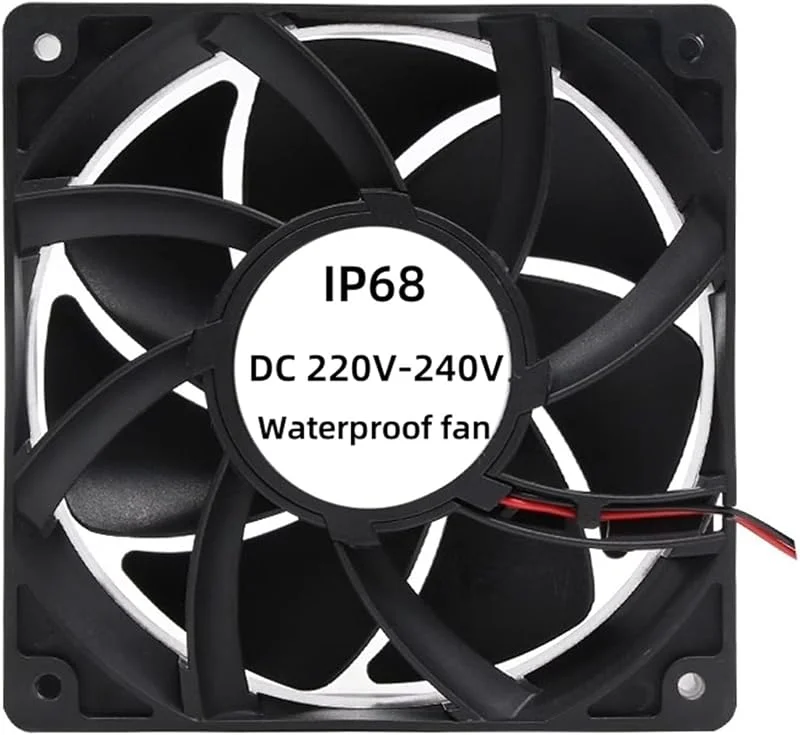 IP68 wasserdichter Lüfter 12 cm 120 * 38 mm 220 V ~ 240 industrieller Ultraschall-Luftbefeuchter-Zerstäuber-Lüfter