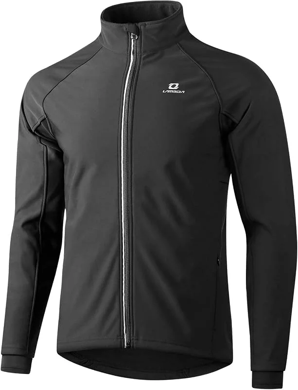 LAMEDA Fahrradjacke Herren Winter Warm Softshelljacke Wasserdicht Atmungsaktiv Winddicht Radjacke Laufjacke Thermo für Radfahren Sport Laufen Wandern — Heizkleidung