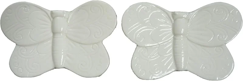 2 x Schmetterling Keramik Luftbefeuchter Heizkörper Wasserverdunster Verdunster Heizung