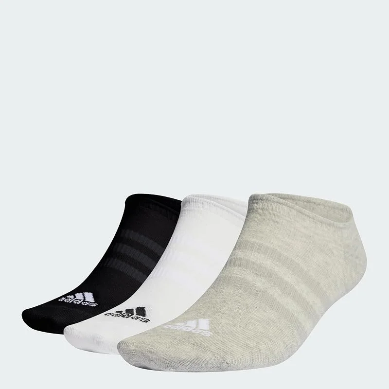 adidas Unisex Thin And Light No-show Socks 3 Pairs Sneaker-Socken — Heizkleidung