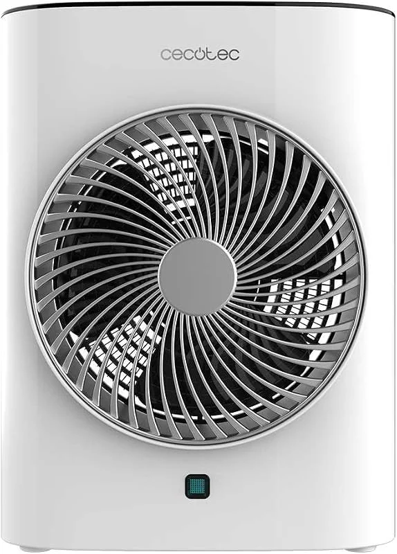 Cecotec ReadyWarm 2077 Max Force Smart White Elektrischer Heizlüfter mit Fernbedienung, 2000 W, 2 Leistungsstufen, geringer Stromverbrauch, 3 Betriebsmodi, LED-Display — Heizung Warmepumpe