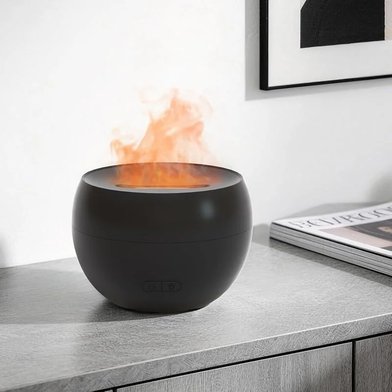 SALKING Aroma Diffuser mit Flammeneffekt 150ML Aromatherapie — Luftbefeuchter