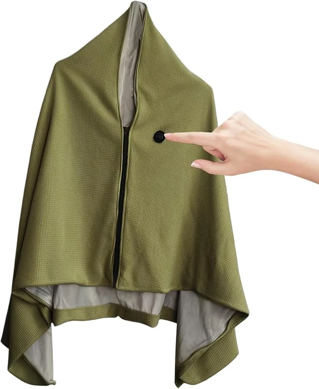 Beheizter Schal für Damen, 3 Ebenen, USB, beheizbar, mit Verschluss — Heizkleidung