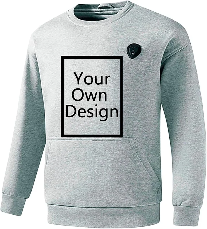 UHouse Beheizbare Sweatshirt Herren Winter Beheizbarer Pullover mit 5 Heizzonen USB Elektrische Beheizte Winterpullover mit Taschen Wärme Wollpullover Männer Outdoor Heated Pulli — Heizkleidung