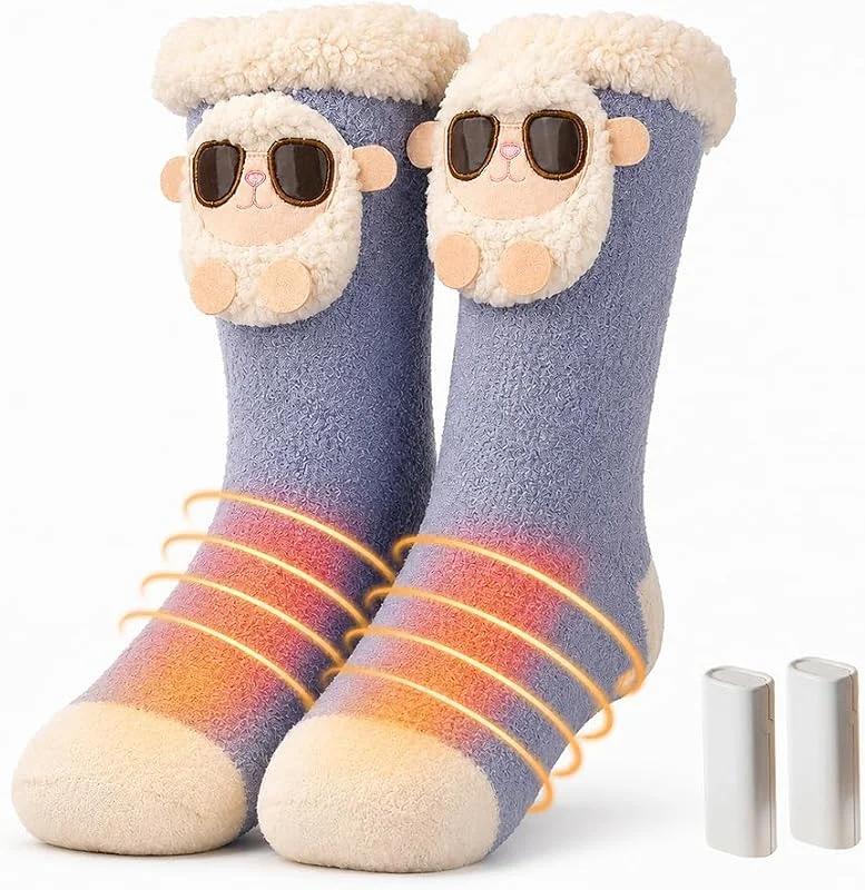 Beheizte Socken, Beheizbare Socken mit Akku, Heizsocken Damen Herren — Heizkleidung