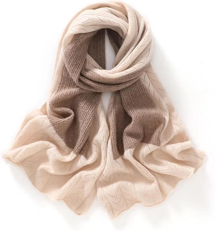 Schal 100% reines Kaschmir – Modischer Kaschmirschal, Stola und Strickjacke for Herbst Winter — Heizkleidung
