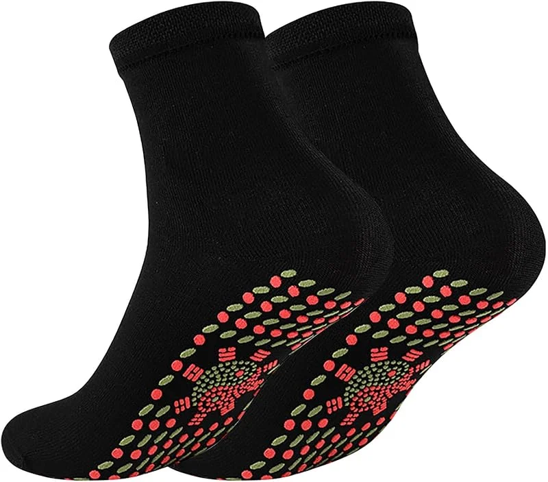 Generisch Selbsterwärmende Socken Winter Heizsocken Selbstheizende Warme Beheizbare Fußsocken Thermal Circulation Waschbar Für Damen Herren Outdoor Skifahren Wandern Camping Laufen Sport — Heizkleidung