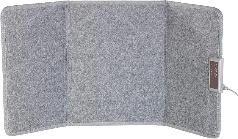 Sichler Haushaltsgeräte Infrarot Panel: Faltbares Fern-Infrarot-Heizpanel, bis 65 °C, 165 Watt, Größe M (Faltbares Heizpaneel, Mini Infrarotheizung, Fuss) — Heizung Warmepumpe