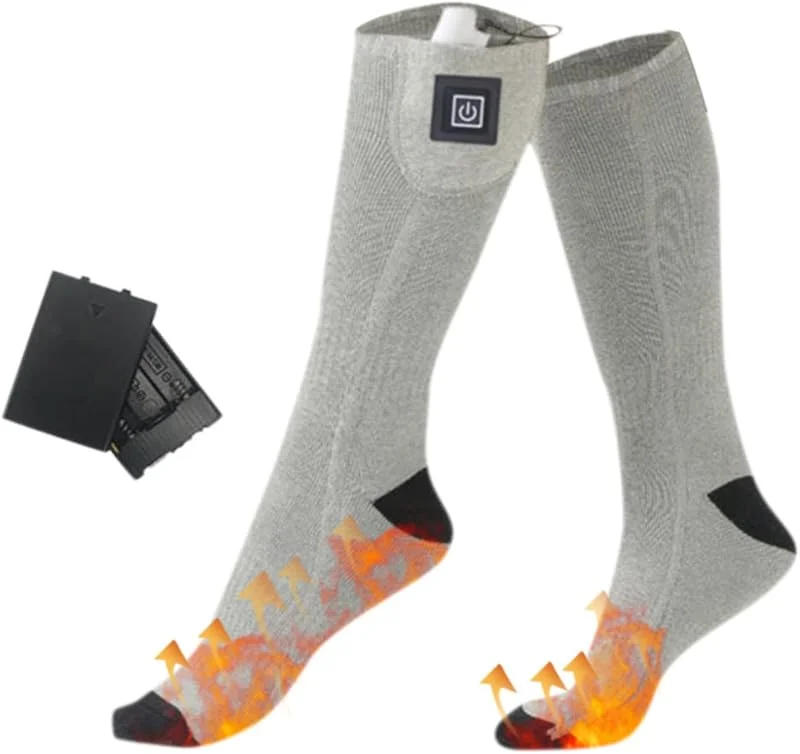 Warme Wintersocken für Männer und Frauen Warme Thermische Elektrische Heizsocken Outdoor Baumwoll Sport Skisocken Ohne Batterien — Heizkleidung