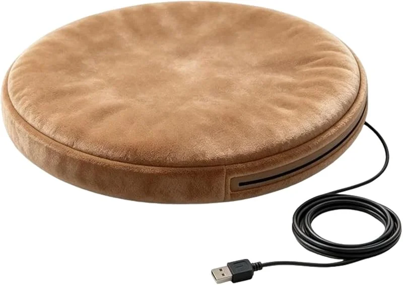 Generisch Heizmatte für Katzen USB-betriebene runde weiche warme waschbare — Heizung Warmepumpe