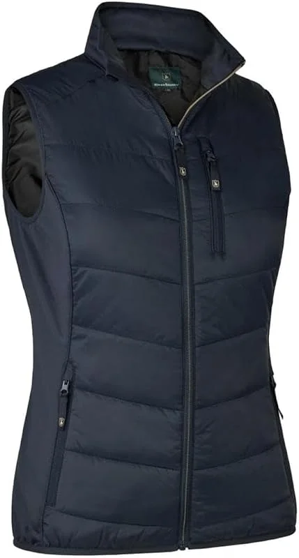 Deerhunter Lady Heat Padded Waistcoat Dark Blue — Heizkleidung