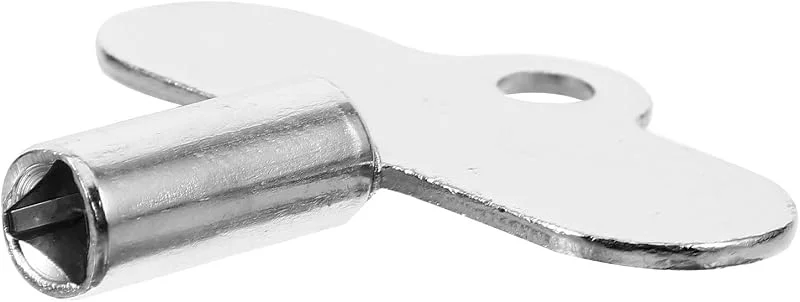 DOITOOL Radiator Entlüftungsschlüssel aus Zinklegierung Klein Einsetzbar für Heizkörper und Ventile — Heizung Warmepumpe
