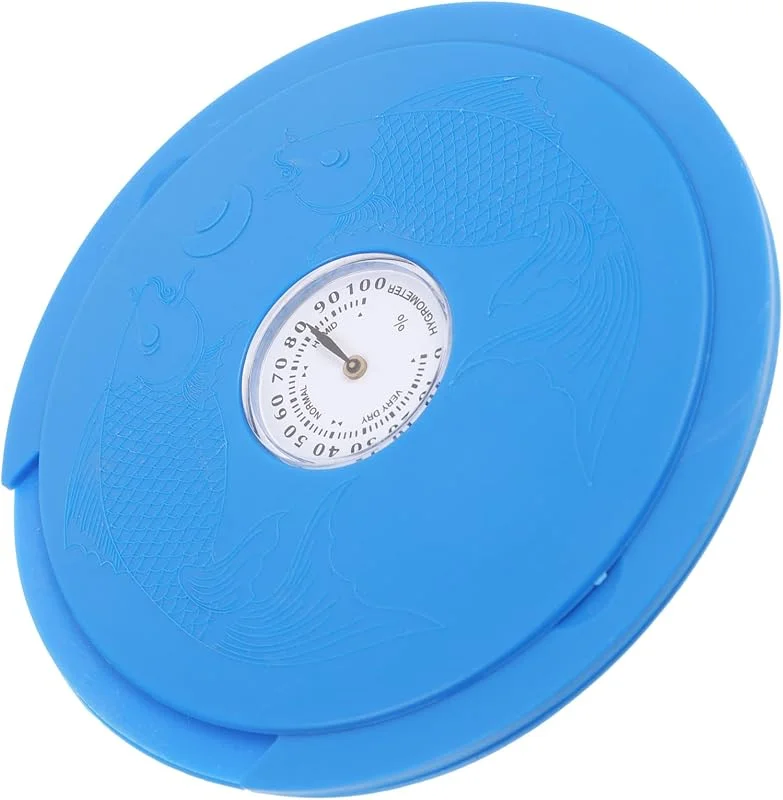Gitarren Blau Hygrometer mit Luftbefeuchter Schallloch für Akustikgitarre