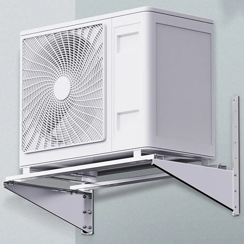 Robuster Mini-Split-Ständer aus Edelstahl – Wandhalterung für den Außenbereich für kanallose Klimaanlagen, Wärmepumpen und HLK-Systeme, trägt bis zu 500 lbs — Heizung Warmepumpe