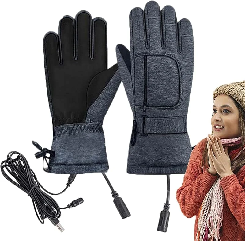 Genérico Beheizte Motorradhandschuhe, Elektrische Thermo-Handschuhe — Heizkleidung