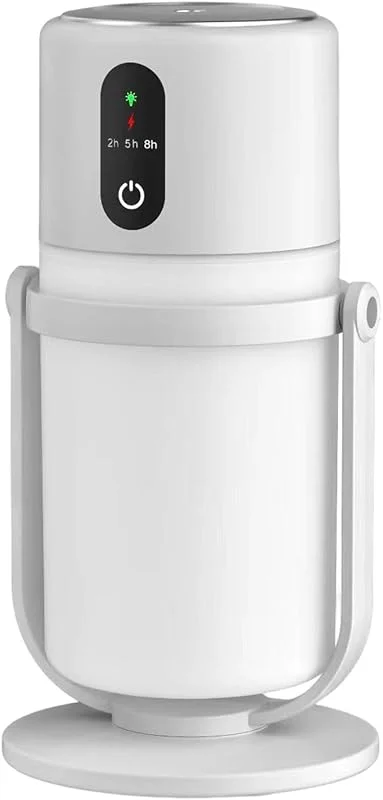 Kleine Luftbefeuchter für Schlafzimmer, 300 ml, tragbar, leise