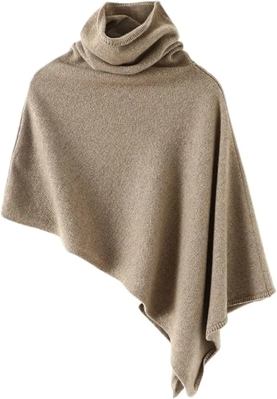 Schal Luxuriöser, verdickter Schal aus reinem Kaschmir for Damen mit hohem Kragen, warmer Umhang — Heizkleidung