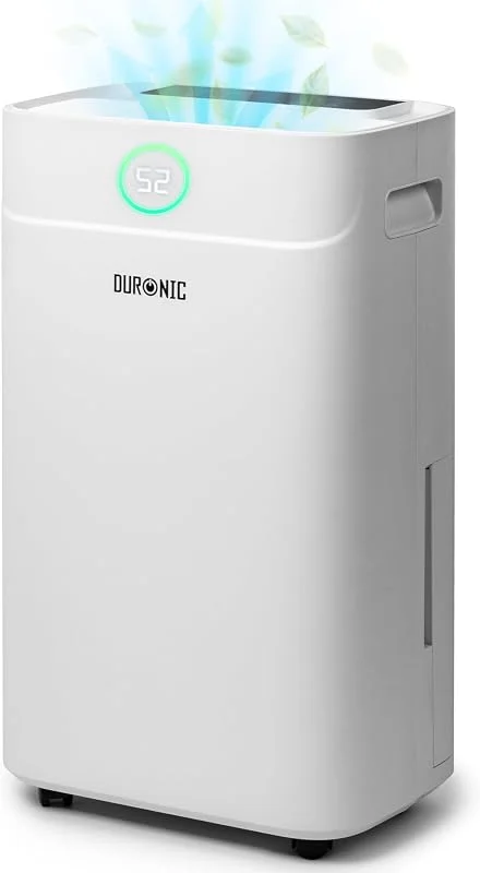 Duronic DH201 Luftentfeuchter, für Räume bis zu 60 m², leiser Betrieb — Luftbefeuchter