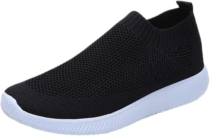Schuhe Frauen Outdoor Mesh Casual Slip On Bequeme Sohlen Laufen Sportschuhe — Heizkleidung