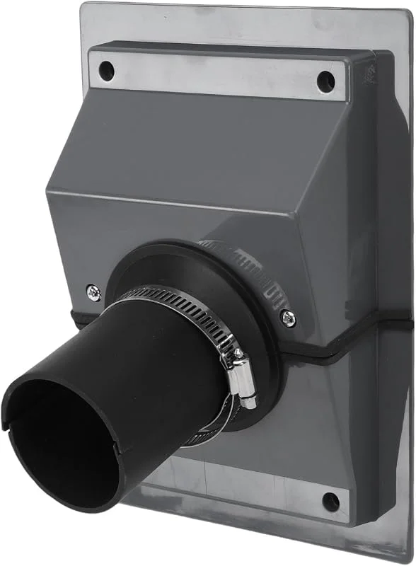 HVAC-Leitungsset-Abdeckungsset, Kunststoff-Wanddurchführungsabdeckung mit Weicher Dichtung für Klimaanlagen Im Innen- und Außenbereich, Einfache Installation für Zuhause und Büro (Grey) — Heizung Warmepumpe