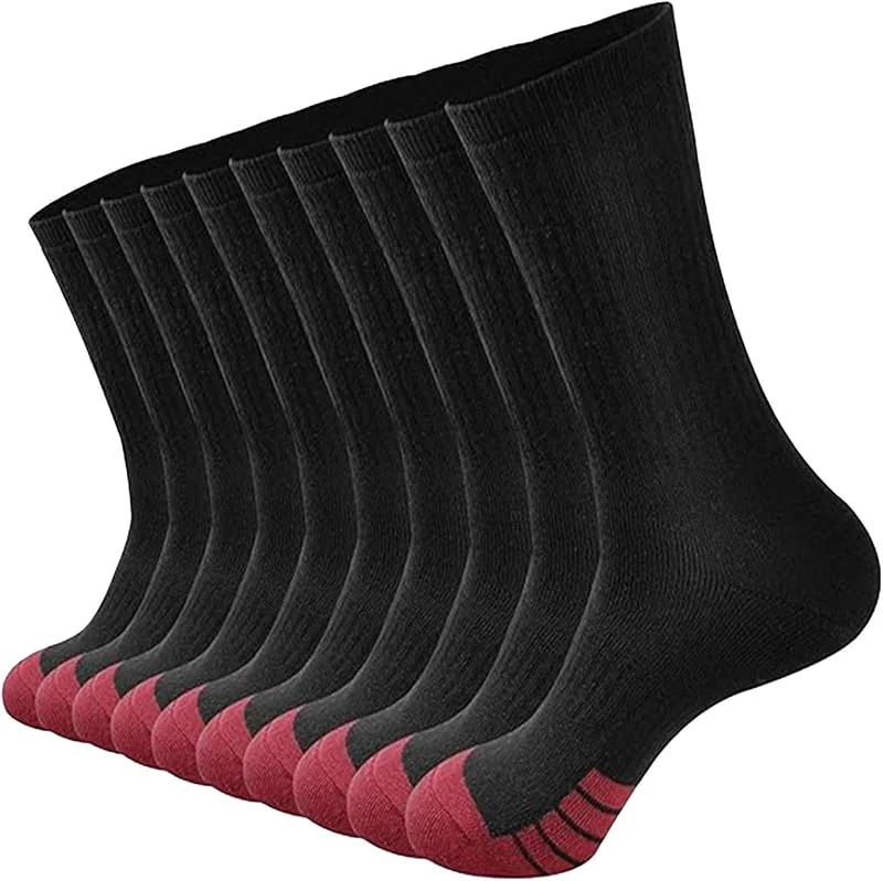 Generisch Herren Sportsocken Schwarz Knöchelsocken 5 Paar Laufsocken Sneakersocken Freizeitsocken Herren-Basketballsocken, einfarbig, kurze Socken, 5 Stück Beheizbare Hausschuhe Damen — Heizkleidung