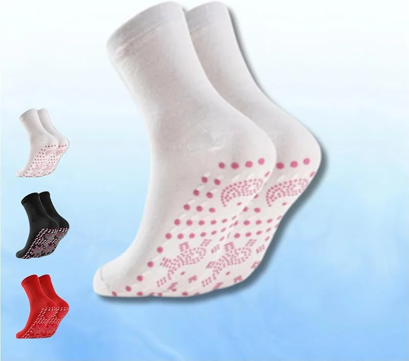 THERMOSOCKS, Selbsterwärmende Thermosocken, EinheitsgröBe Massage Socken für Damen und Herren, ür Outdoor-Aktivitäten wie Skifahren, Wandern, Camping und Laufen — Heizkleidung