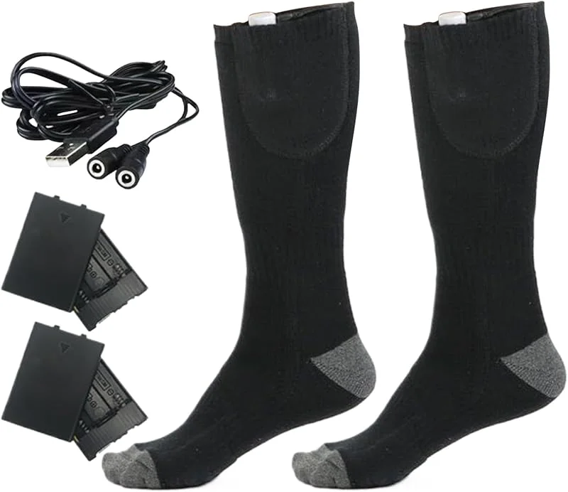 Elektrische Socken Bequemer Warmer Fußwärmer Sportzubehör — Heizkleidung