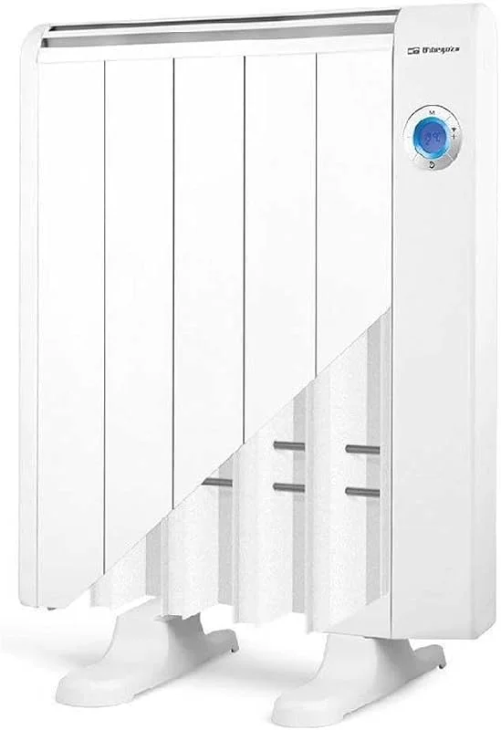 Orbegozo RRW 800 WLAN-Heizstrahler, geringer Stromverbrauch, ölfrei, programmierbar, 3 Modi, Orbegozo App, 800 W — Heizung Warmepumpe