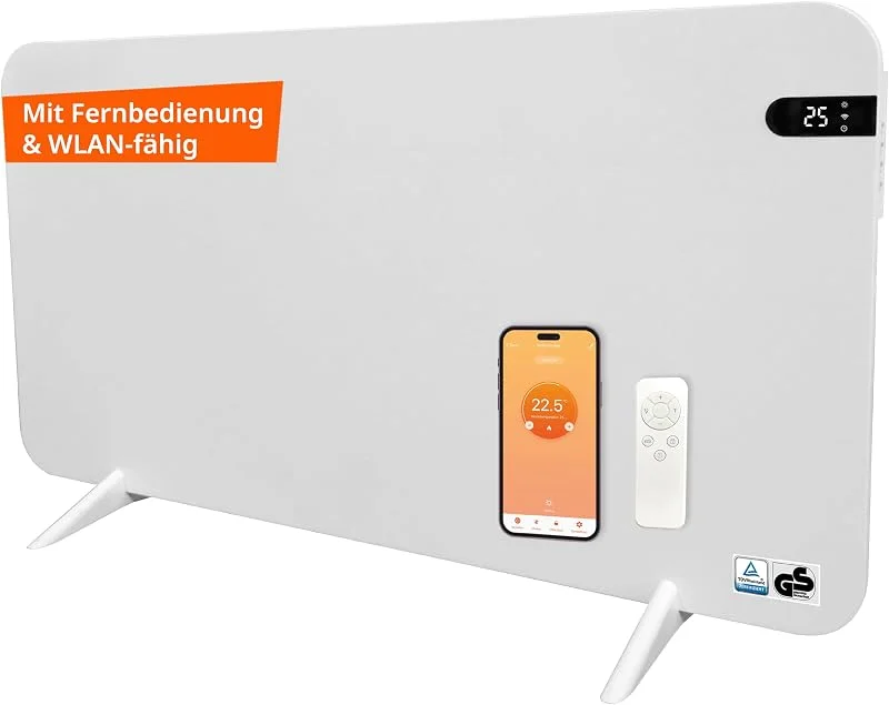 Könighaus Smart Dual-Infrarotheizung V2 600 W - Weiß — Heizung Warmepumpe