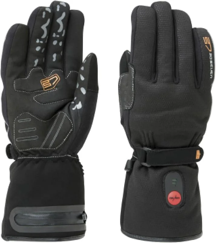30seven Beheizte Sporthandschuhe, elektronische Heizhandschuhe, wasserfeste & Winddichte Outdoor-Bekleidung, für Damen & Herren, schwarz in 7-XS - 11-XL — Heizkleidung