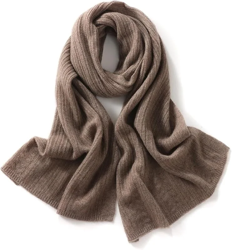 Schal Herbst Winter Kaschmir Strickschal, einfarbig, Halswärmer, große Größe — Heizkleidung
