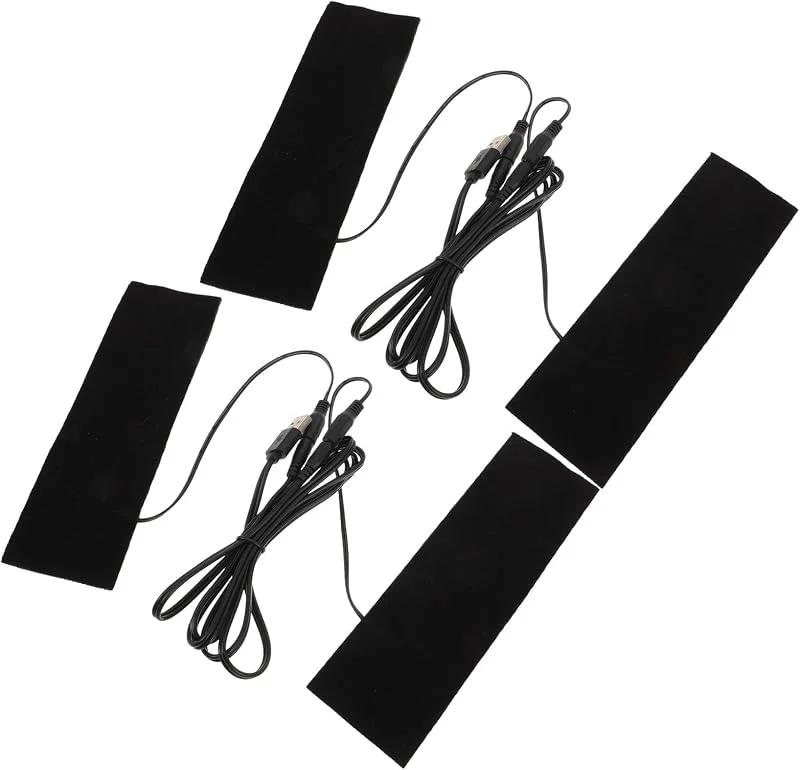 2 Sätze USB Heizmatte 5v mit Zwei Pads, Flexible Kohlefaser — Heizung Warmepumpe