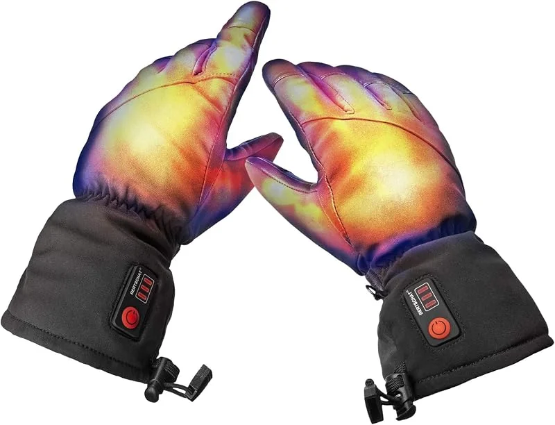 BERTSCHAT Beheizbare Handschuhe PRO – Warme Winterhandschuhe mit Akku, Touchscreen & Beheizten Fingerspitzen für Herren & Damen — Heizkleidung