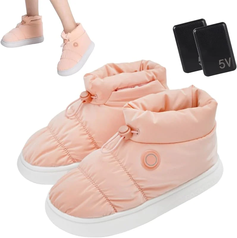 Elektrische Heizschuhe - Unisex Wiederaufladbare Elektrisch Isolierte Schuhe, Thermo Füße Wärme Fußwärmer für Männer Beheizt für Männer Bequem — Heizung Warmepumpe
