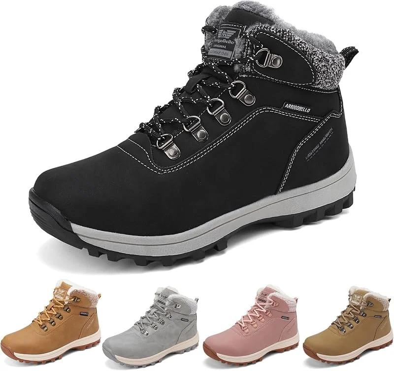 ARRIGO BELLO Winterschuhe Damen Boots Stiefeletten Winterstiefel Gefüttert — Heizkleidung