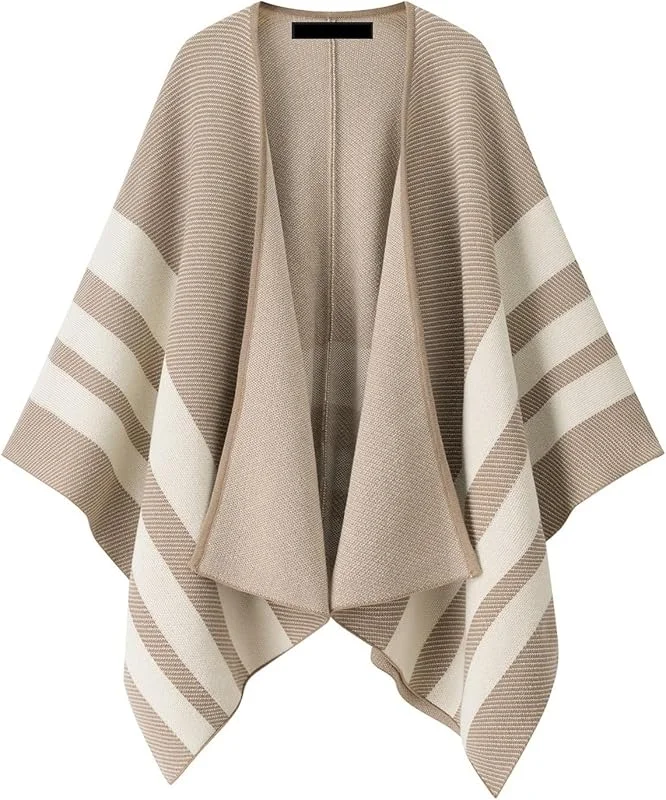 Schal Oberbekleidung Strickschal Damen Frühling und Herbst Reise Cape Schal Modisch Warm — Heizkleidung