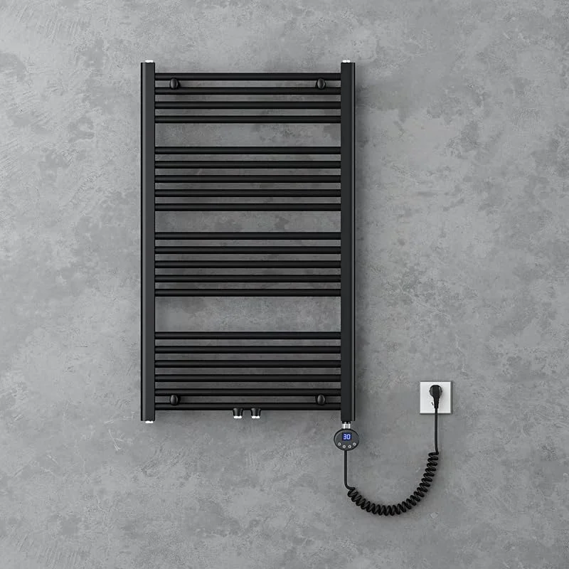 doporro Badheizung gerade 100x60cm Anthrazit Röhrenheizkörper Horizontal — Heizung Warmepumpe