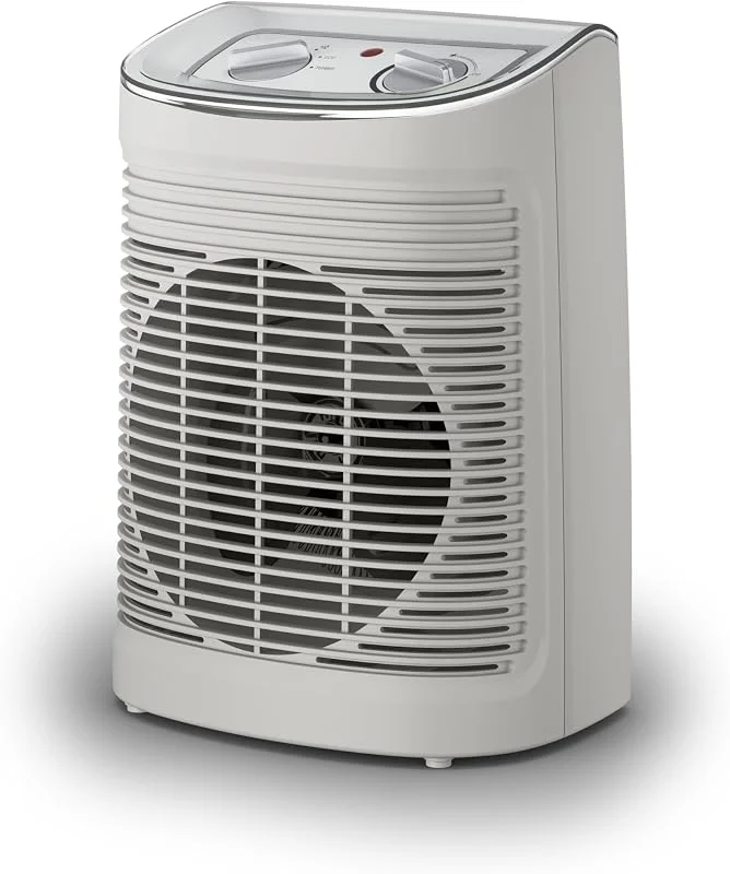 Rowenta Instant Comfort Aqua Heizlüfter, Zwei Heizstufen, Lüfterfunktion, Regulierbarer Energieverbrauch, Leise, Elektroheizung, Hellgrau, SO6510F2, 1200 - 2400w — Heizung Warmepumpe