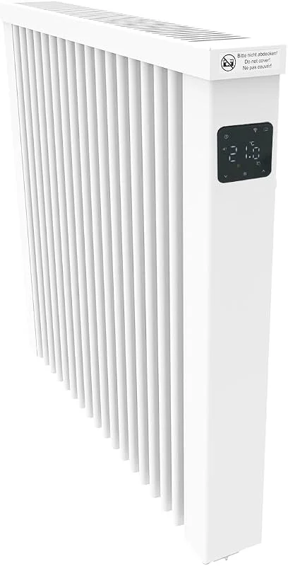AeroFlow Elektroheizung COMPACT 1300 mit Schamottekern FlexiSmart-Displayregler elektrische Zusatzheizung, Nachtspeicher Ersatz, Elektroheizkörper-Heizgerät — Heizung Warmepumpe